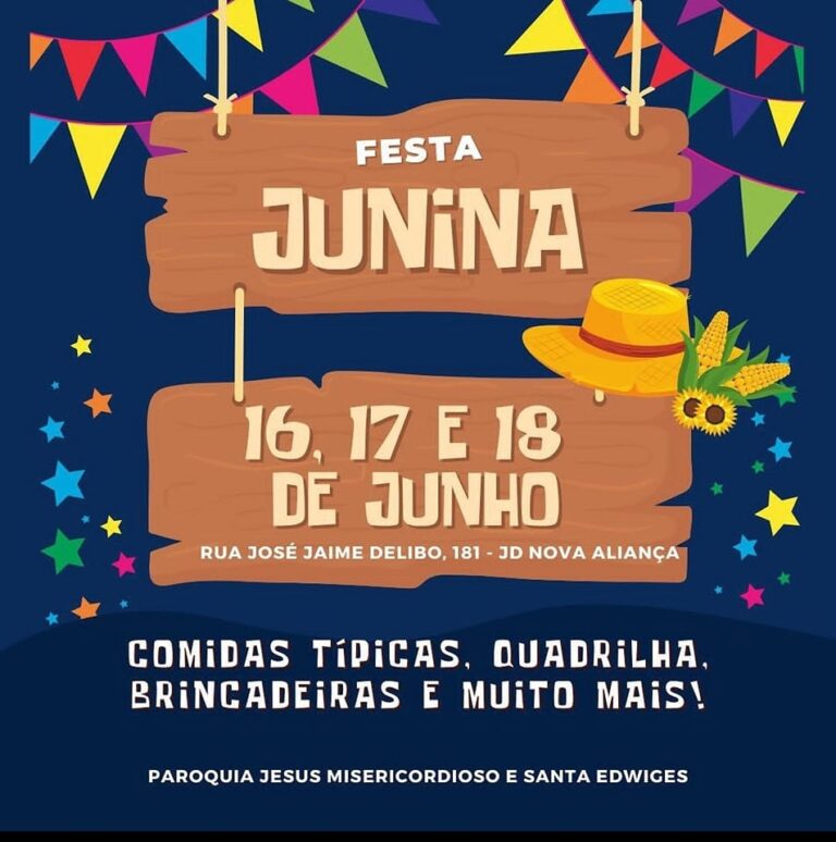 Festa Junina na paróquia Jesus Misericordioso e Santa Edwiges